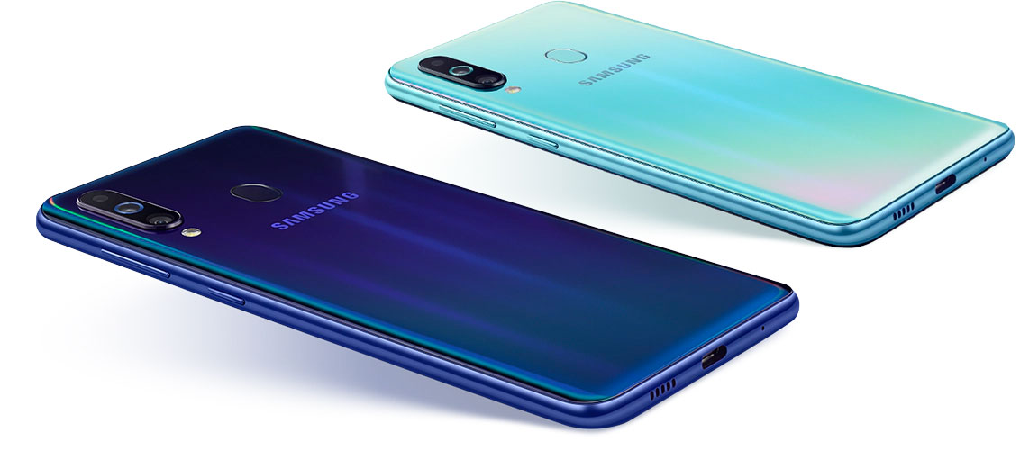 Samsung Galaxy M40 posterior colores